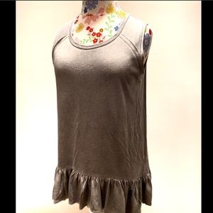 Dantelle Peplum Cotton Blend Top